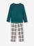 Coffret Noël pyjama + chaussettes fille vert sapin - vertbaudet enfant 