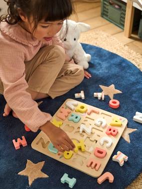 -Puzzle lettres à encastrer en bois FSC®