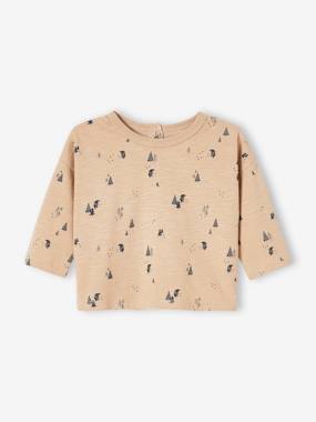 Baby-Top with Printed Pine Trees for Babies