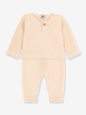 Bébé-Ensemble 2 pièces en tricot coton bio PETIT BATEAU