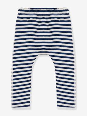 Bébé-Pantalon bébé rayé en tubique - PETIT BATEAU