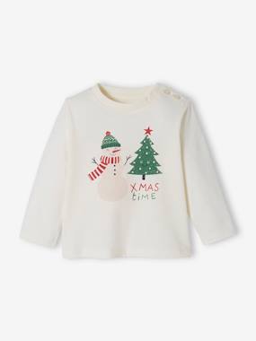 T-shirt de fête bébé Christmas time  - vertbaudet enfant