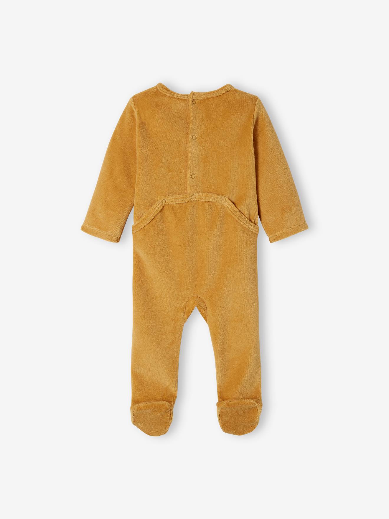 Pyjama velours jaune Winnie bébé garçon 12 MOIS DISNEY