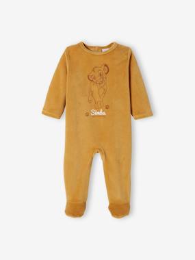 Bébé-Pyjama, surpyjama-Dors-bien bébé garçon Disney® Le Roi Lion en velours