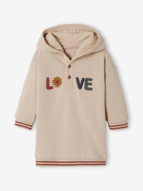Jumper Dress with Hood for Babies  - vertbaudet enfant