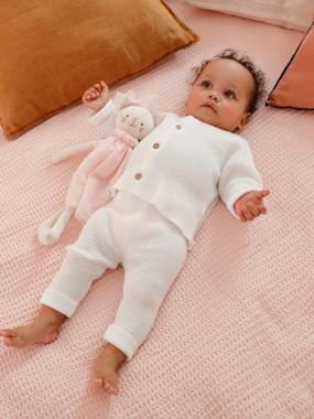 Bébé-Ensemble-Ensemble mixte en tricot T-shirt et pantalon bébé
