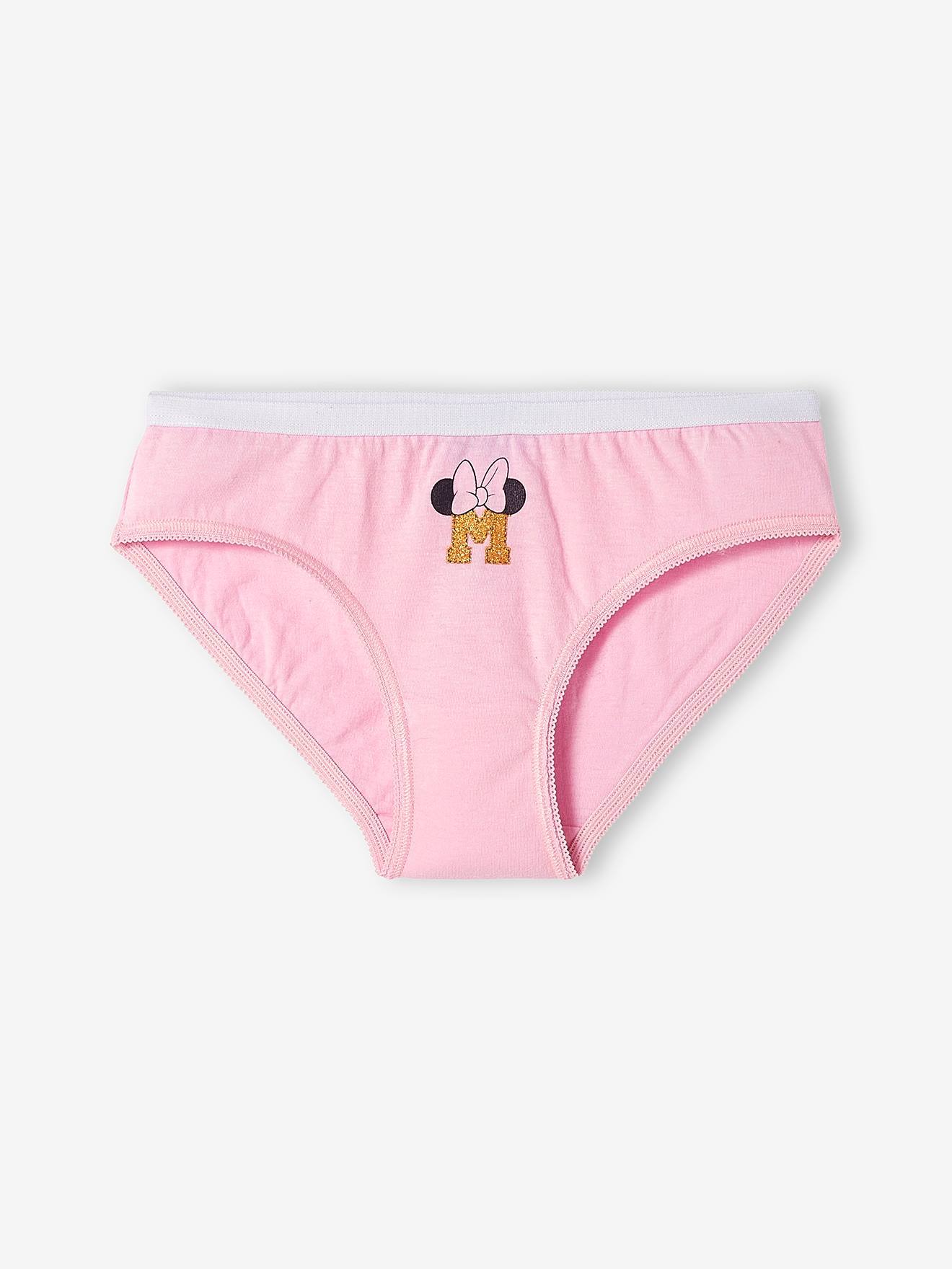 Lowest Price: Disney Girls' Minnie Seven Pack Brief Underwear
