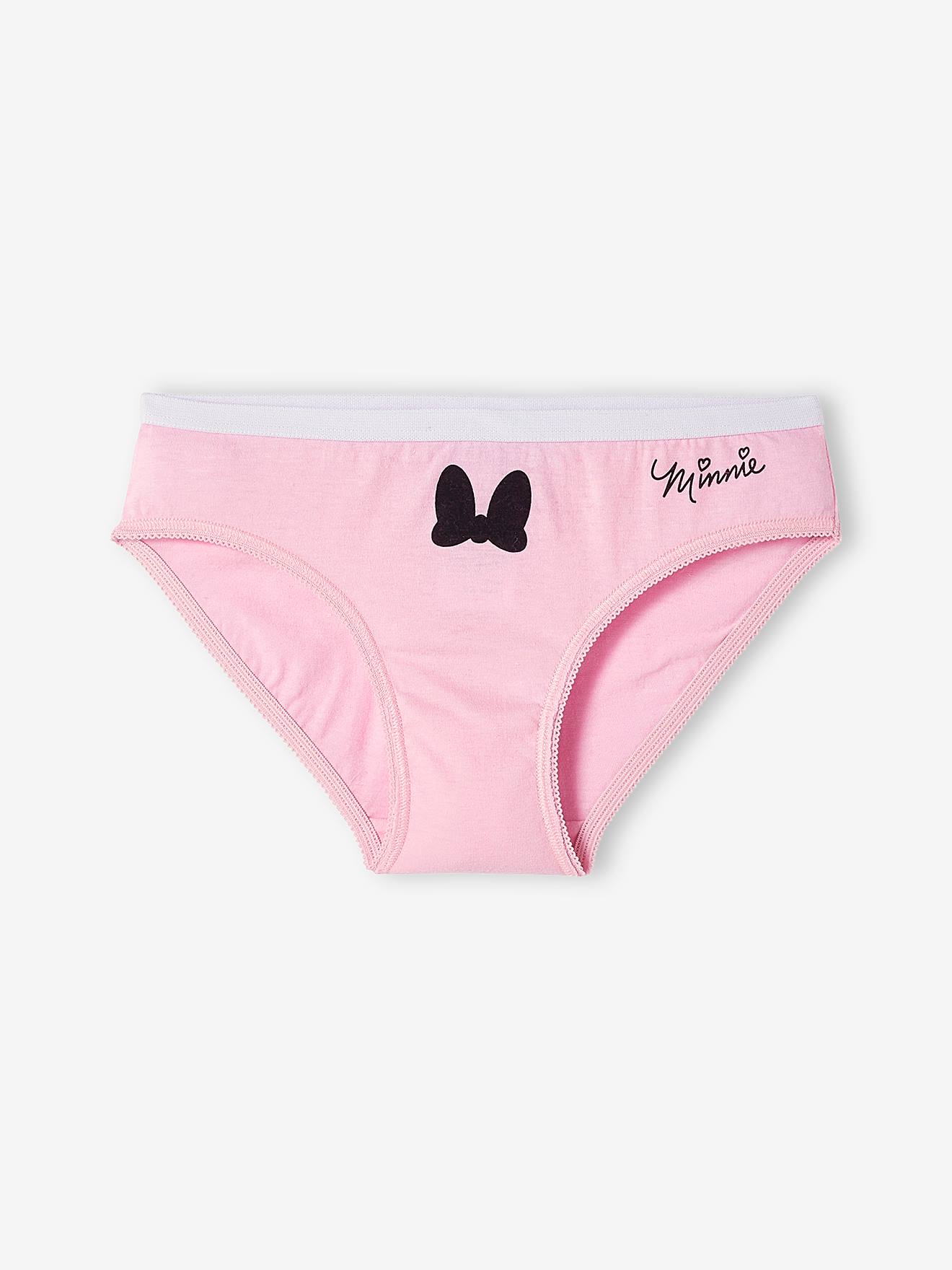 Disney Minnie Mouse Cotton Underwear Briefs 7 Pack Panty Girls