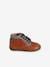 Leather Ankle Boots for Baby Boys, Designed for First Steps BROWN MEDIUM SOLID - vertbaudet enfant 