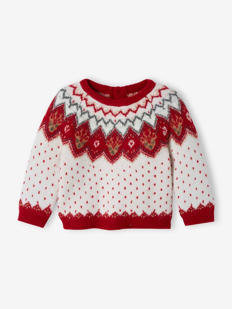 Christmas Jumper for Babies - ecru, Baby