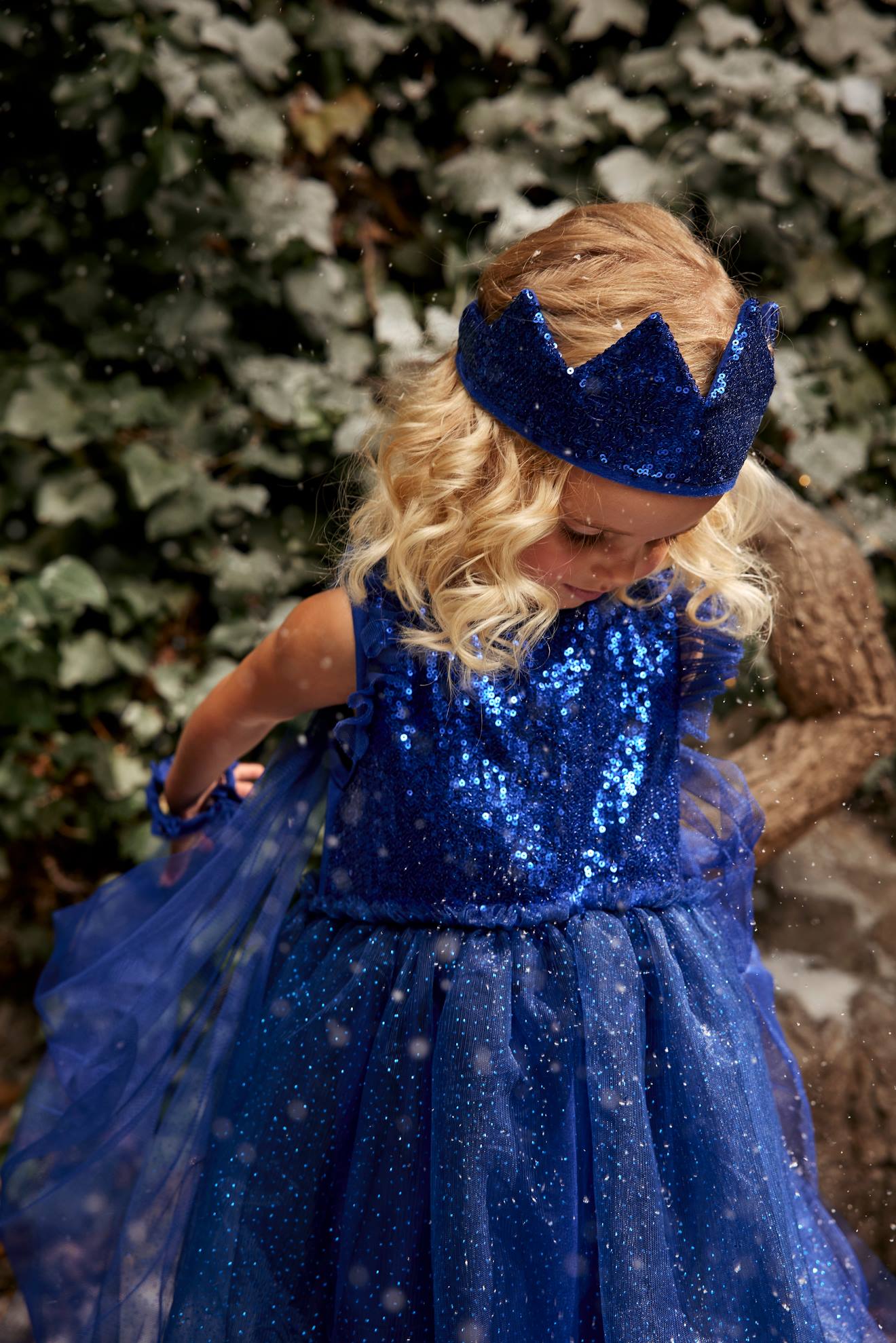 Déguisement Princesse en tutu bleu pour fille