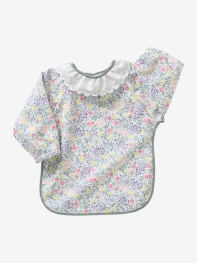 Nursery-Bib with Long Sleeves & Collar