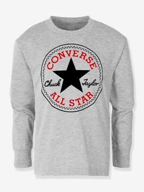 -Long Sleeve Top for Children, Chuck Patch by CONVERSE