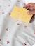 Bavoir tablier manches longues avec col blanc imprimé+rose imprimé - vertbaudet enfant 