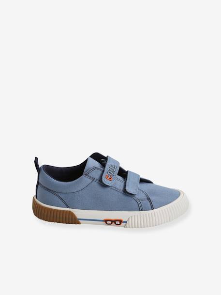 Baskets scratchées en toile enfant kaki+zBLEU - vertbaudet enfant 