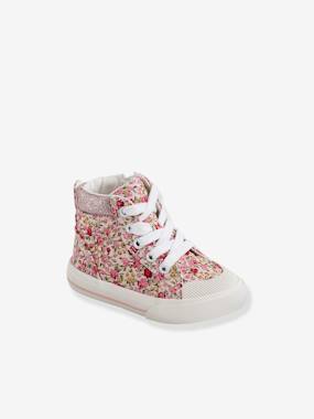 -High-Top Trainers with Laces & Zips for Babies