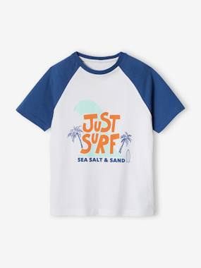 -T-Shirt with Graphic Motif & Raglan Sleeves for Boys