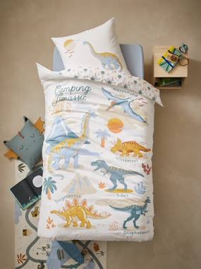 Linge de lit & Déco-Parure enfant JURASSIC CAMP Oeko-Tex®