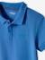 Short Sleeve Polo Shirt, Embroidery on the Chest, for Boys BLUE LIGHT SOLID WITH DESIGN+BLUE MEDIUM SOLID WITH DESIGN+electric blue+Green+GREY MEDIUM MIXED COLOR+pastel yellow+Red+WHITE LIGHT SOLID WITH DESIGN - vertbaudet enfant 