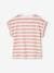 T-shirt rayé personnalisable fille rayé rose+rayé vert - vertbaudet enfant 