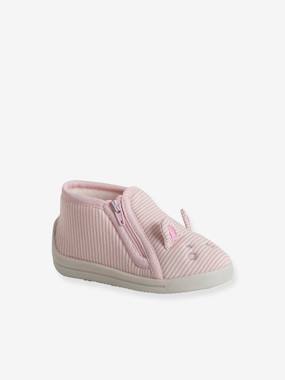 -Canvas Slippers with Zip, for Babies