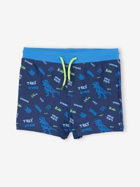 Boys-Swim & Beachwear-Swim Boxers with Dinos Print for Boys
