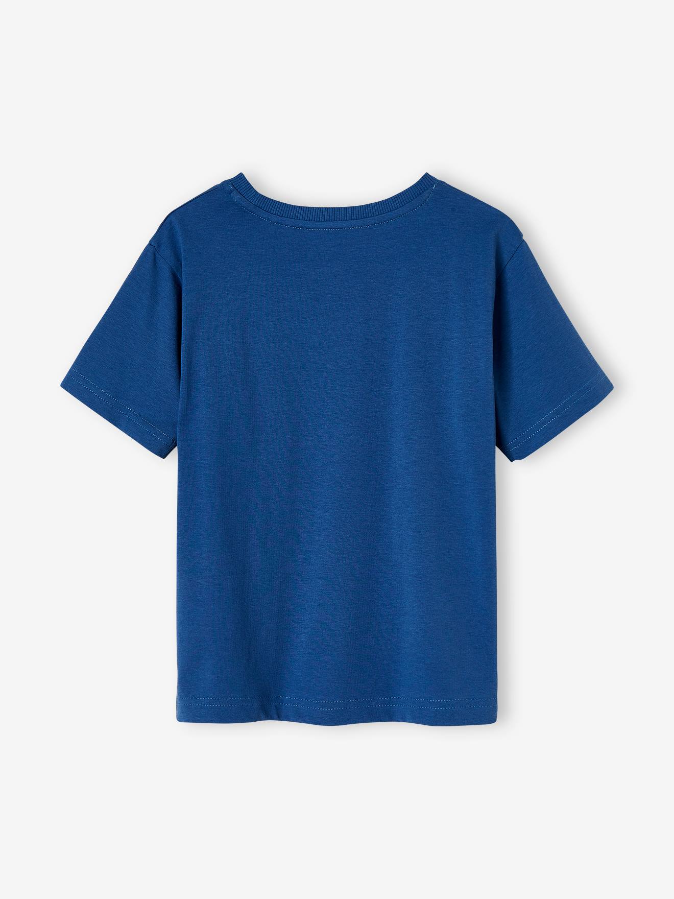 Tommy Hilfiger - T-shirt varsity bleu en coton ado garçon