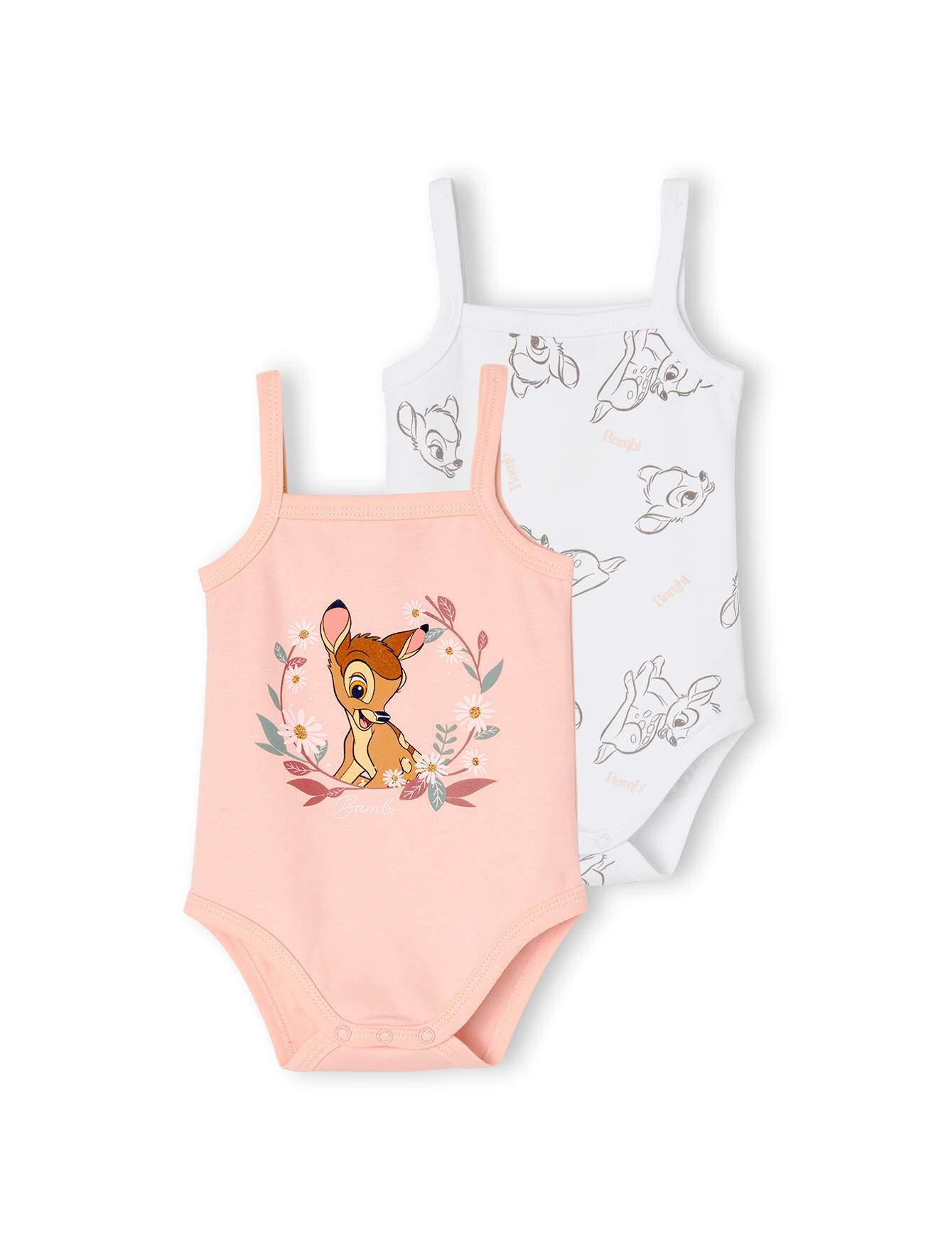Pack of 2 Bambi by Disney® Bodysuits for Babies - old rose, Baby
