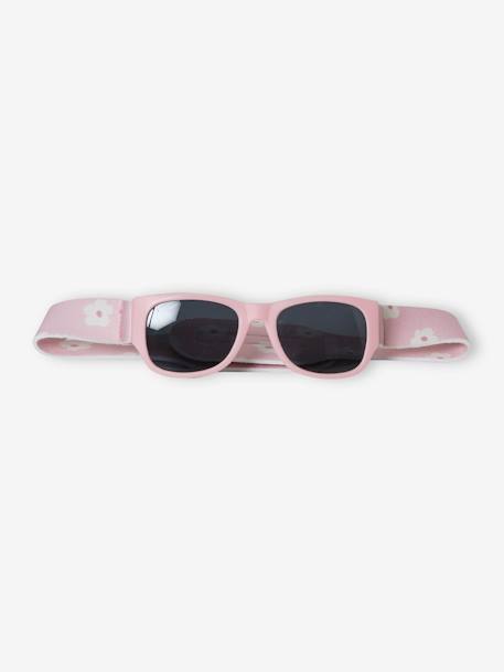 Lunettes de soleil bébé fille à fleurs rose - vertbaudet enfant 