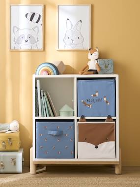 -Set of 3 Storage Boxes, Baby Fox