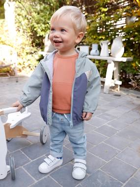 Bébé-Manteau, combipilote, nid d'ange-Blouson coupe-vent bébé garçon colorblock