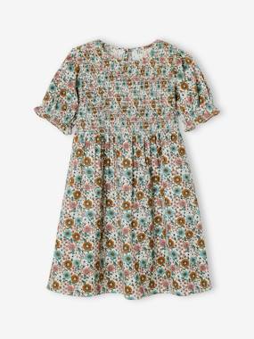 -Robe à smocks fille