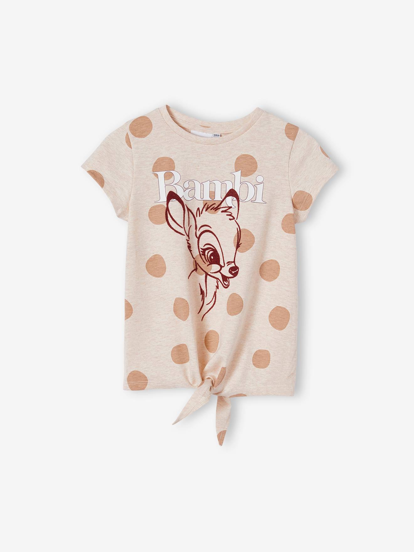Bambi T-Shirt for Girls by Disney® - marl beige, Girls