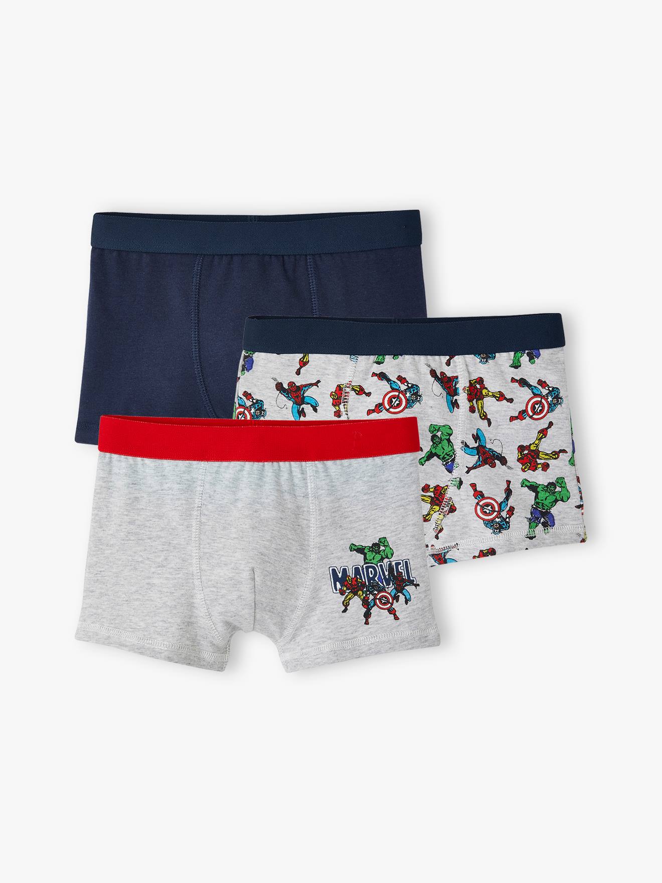 Pack of 3 Avengers Boxers for Boys, by Marvel® - navy blue, Boys