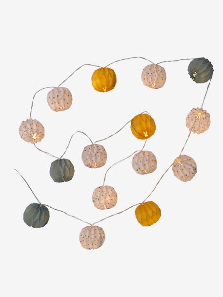 Luminous Origami Garland WHITE LIGHT TWO COLOR/MULTICOL - vertbaudet enfant 
