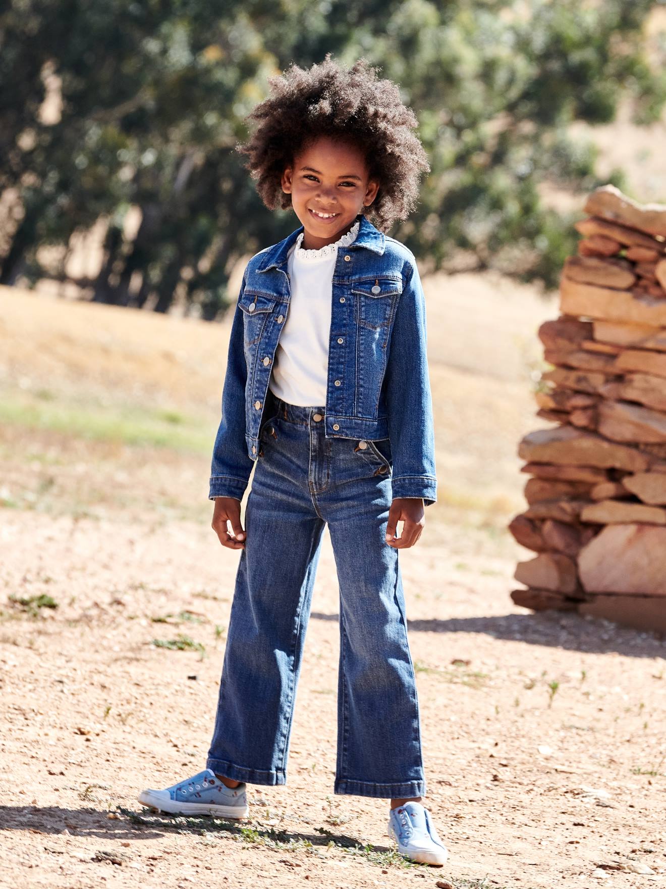 Veste en jean personnalisée pour enfant