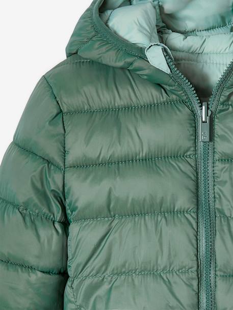 Reversible Two-Tone Jacket for Boys sage green+slate blue - vertbaudet enfant 