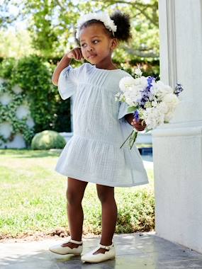 Girls-Dresses-Cotton Gauze Dress for Girls