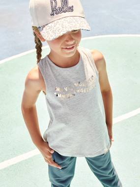 Sports Sleeveless Top for Girls  - vertbaudet enfant