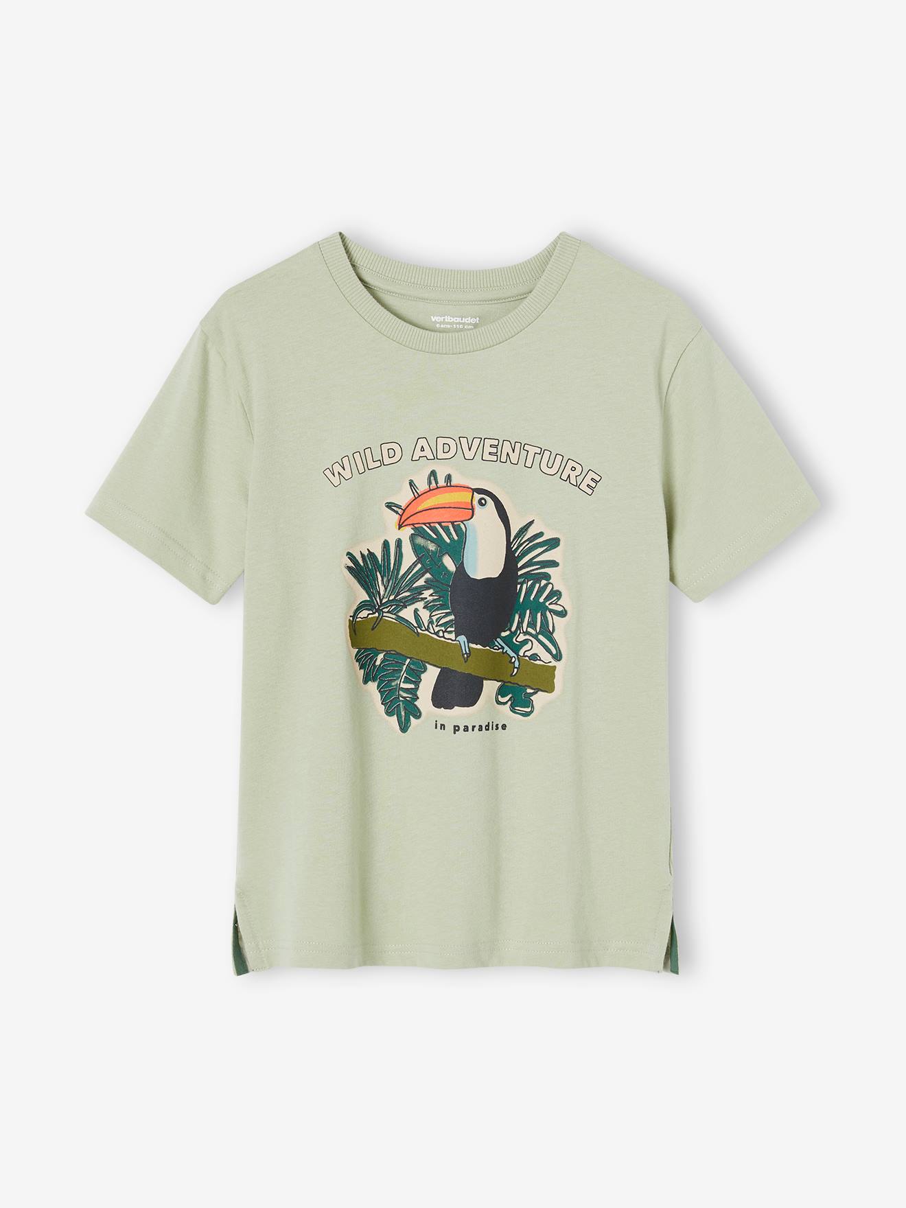 Vi ses bagage aktivitet Toucan T-Shirt for Boys - sage green, Boys