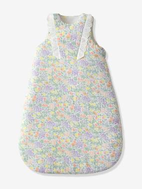 Bedding & Decor-Baby Bedding-Sleepbags-Sleeveless Baby Sleeping Bag in Cotton Gauze, Countryside