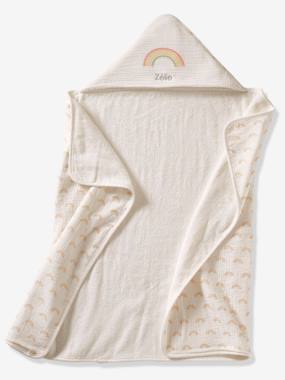 -Rainbow Bath Cape