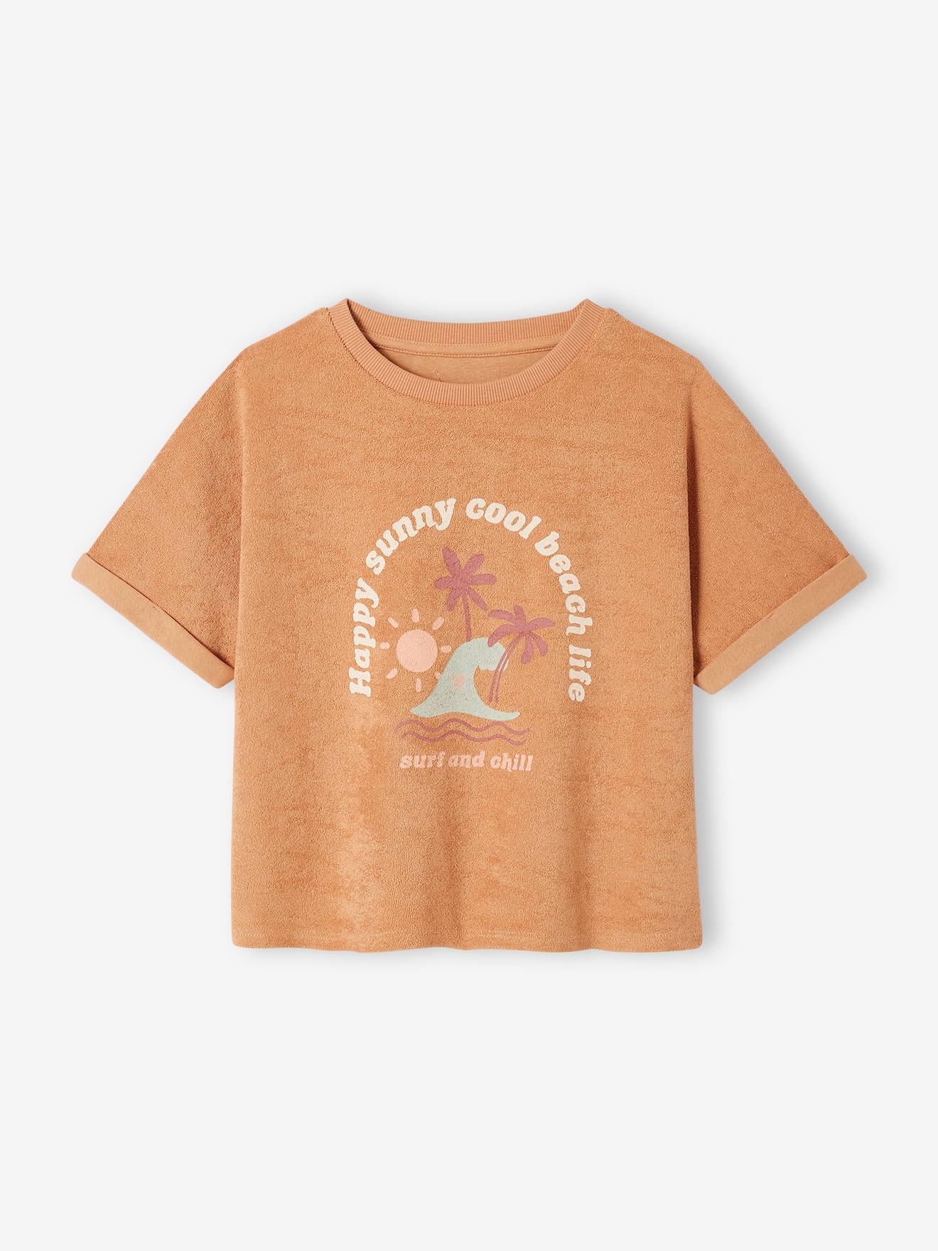 Terrycloth T-shirt Orange