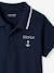 Polo Shirt with Embroidery on the Chest, for Baby Boys Dark Blue+sage green - vertbaudet enfant 