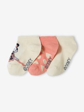 -Pack of 3 Pairs of Minnie Mouse by Disney® Trainer Socks