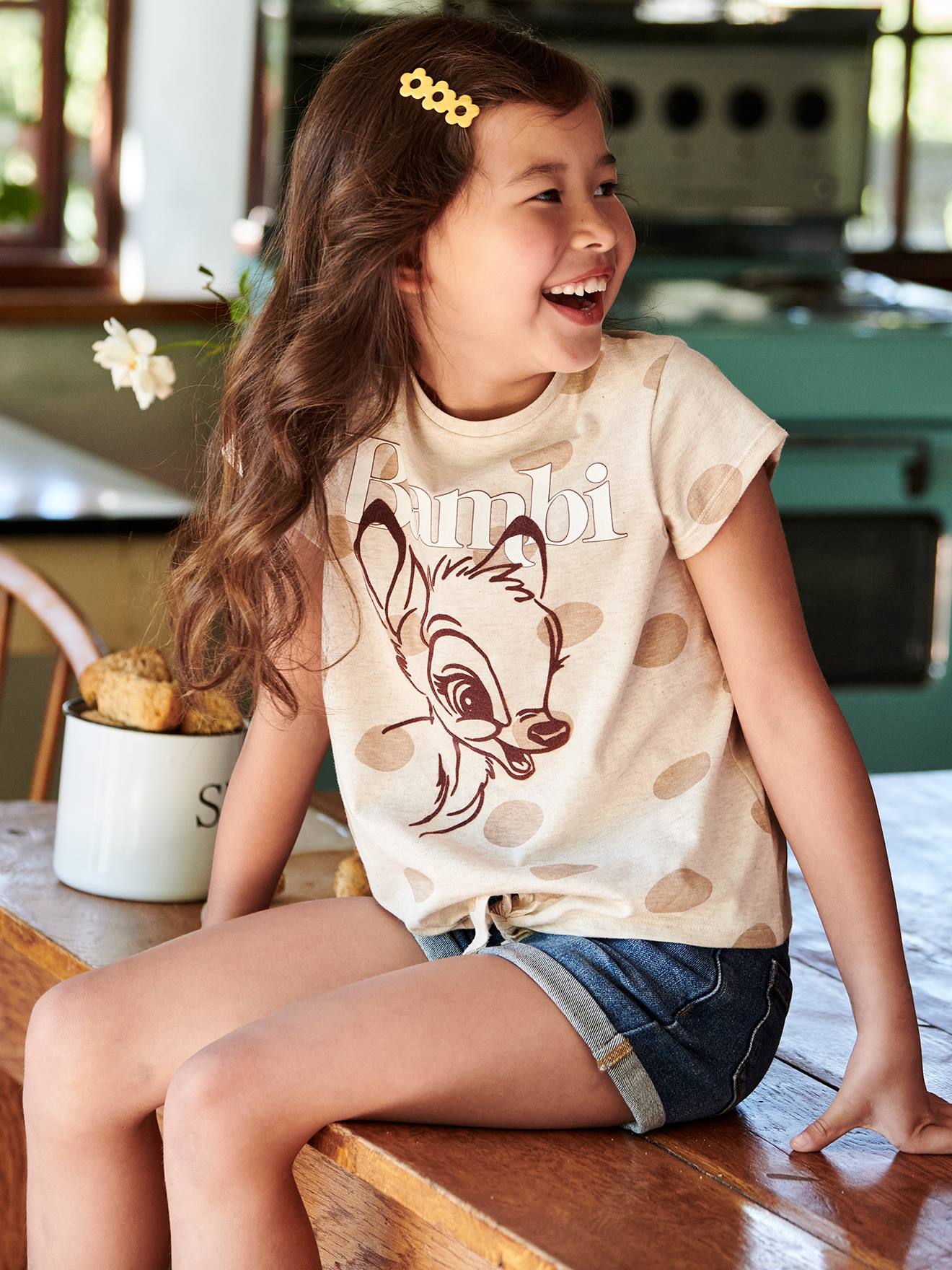beige, Bambi Girls T-Shirt for by - Girls Disney® marl