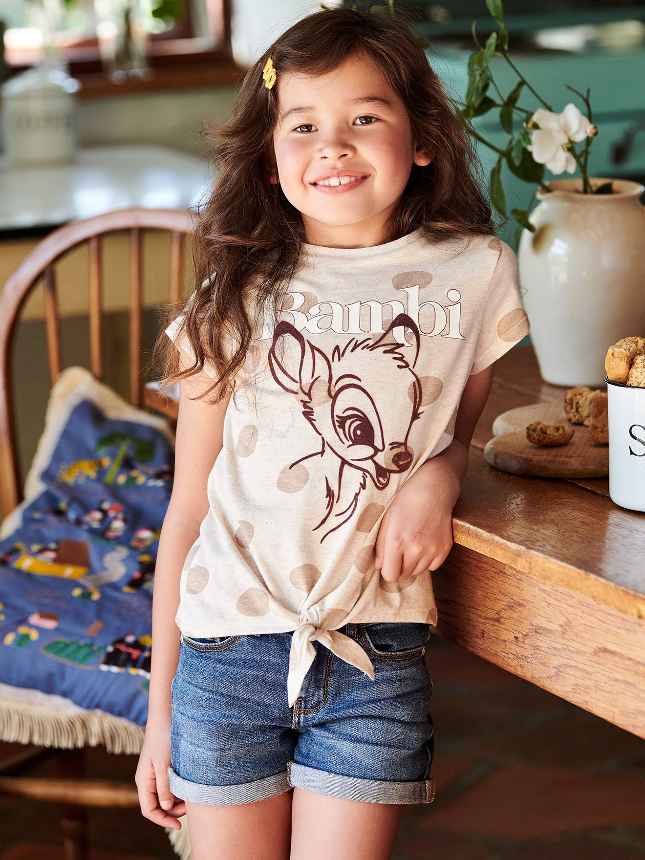 Bambi T-Shirt for Girls marl - Disney® Girls by beige