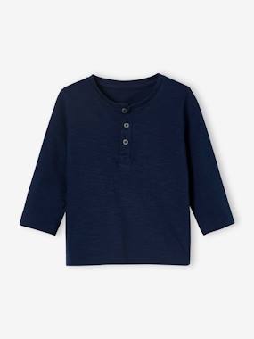Baby-Grandad-Style Long-Sleeved Top for Baby Boys