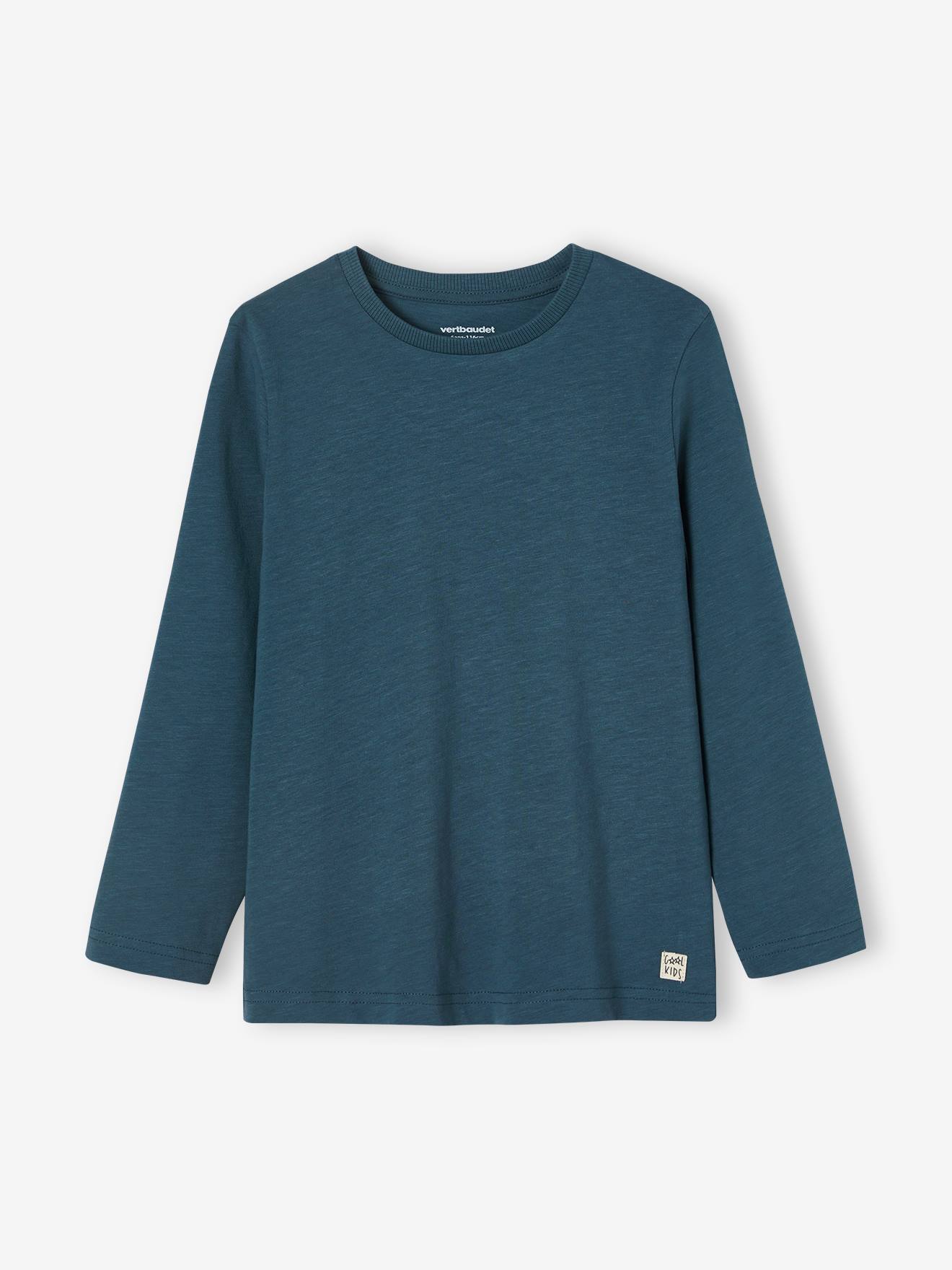 T-shirt Zara Garçon Vert Mélangé - Taille 8 Ans, Manches Longues (Parfait état)