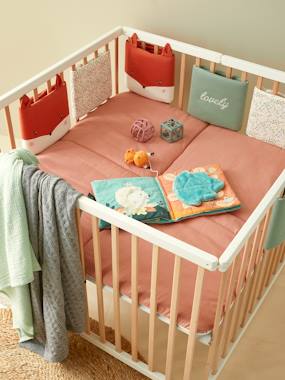 -Cot Bumper/ Playpen Bumper, Little Flowers